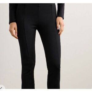 The Row Black Viscose Blend Legging with Piping Down the Leg Women’s Size 0